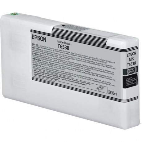 Epson tindikassett T 653 200ml T 6538N matt, must