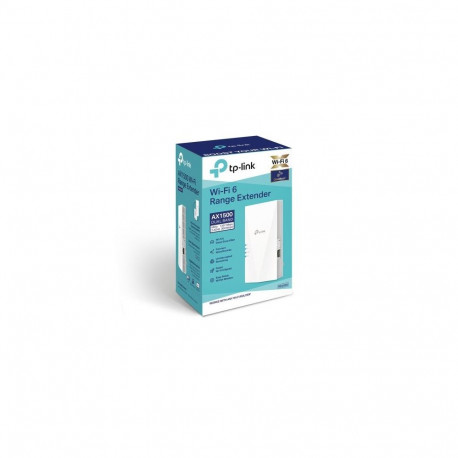 TP-Link Range Extender RE500X AC1500 Wireless Dual Band, Mesh System, 1500Mbps, 802.11ac, Wi-Fi 6, W