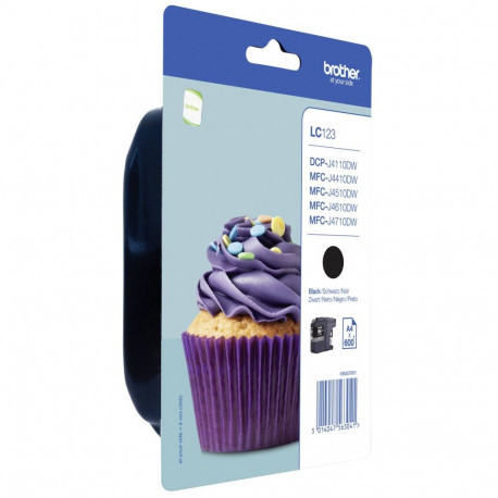 Brother Ink LC 123 Black Schwarz (LC123BK)