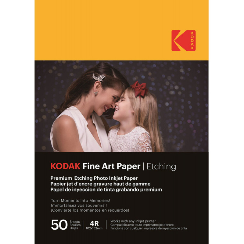 Kodak fotopaber 10x15cm Fine Art Paper Etching 210g 50 lehte