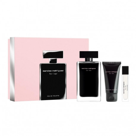 NARCISO RODRIGUEZ FOR HER EAU DE TOILETTE 50ML VAPORIZADOR + EAU DE TOILETTE 10ML VAPORIZADOR + 1 BO