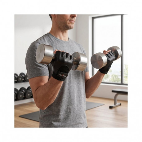 LEATHER WEIGHTLIFTING GLOVE SG-1171-S