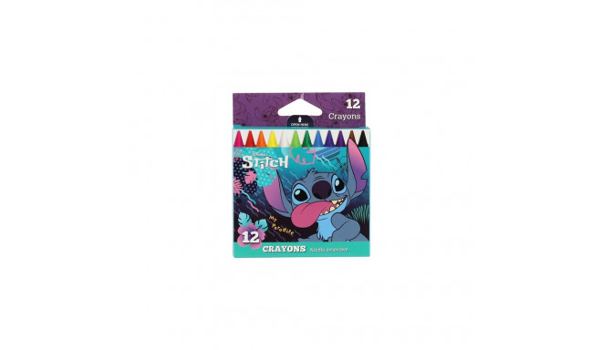Disney värvikriidid Stitch, 12 värvi