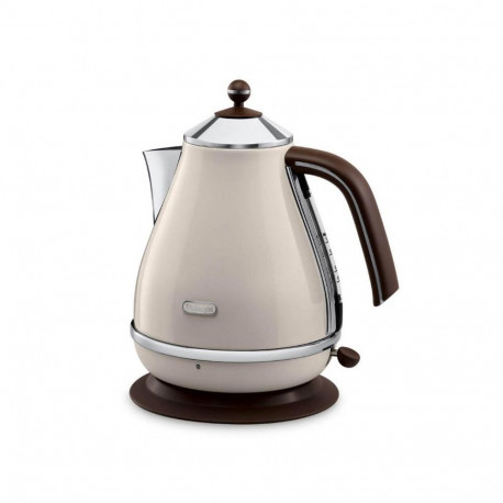 DeLonghi KBOV 2001.BG Standard kettle 2000 W 1.7 L Stainless steel 360 rotational base Beige