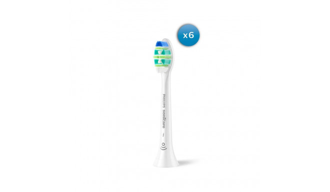 Hambaharja otsik 6tk, Philips, valge