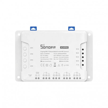Smart Switch - SONOFF 4-Channel Wi-Fi & RF433MHz Control DIN Rail Mount