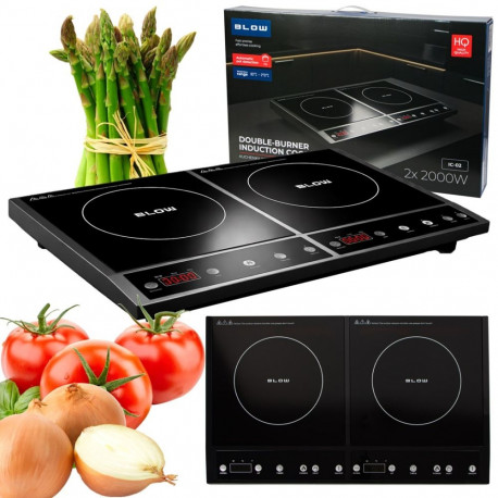 Induction Cooktop - BLOW Two-Burner 2000W + 2000W Adjustable Hob