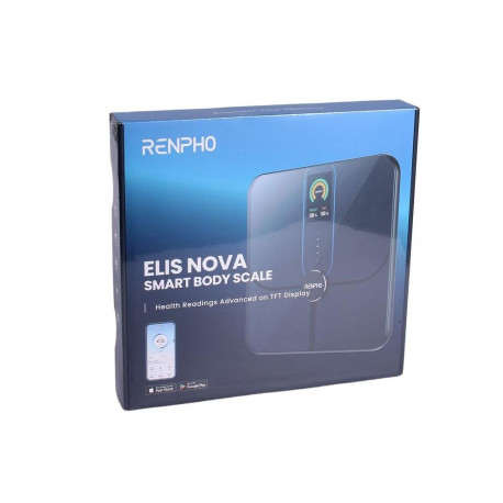 Digital Scale - Renpho Smart Body Analysis, Weight, Body Fat, Black