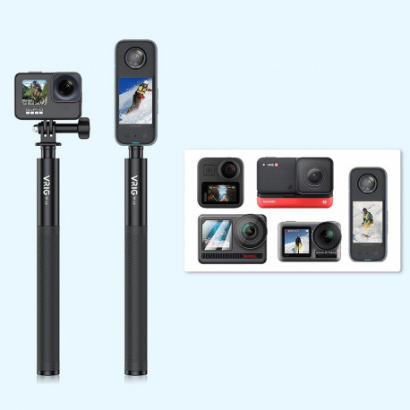 Camera Accessory - VRIG TP-13 Telescopic Pole 27–133 cm For GoPro