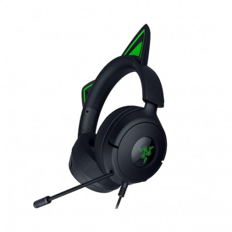 Headphones - Razer Kraken Kitty V3 X 40mm Drivers Foldable Ear Cups Black