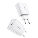 Baseus Speed Mini Quick Charger, USB-C, PD, 3A, 20W (white)