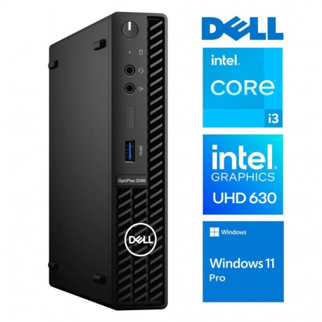 DELL 3090 Micro i3-10100 16GB 256SSD M.2 NVME WiFi WIN11Pro