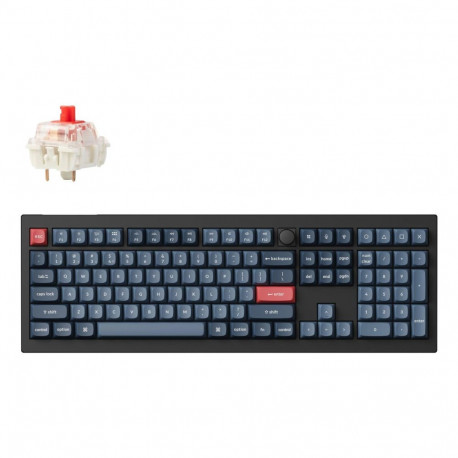 KEYBOARD WRL V6 MAX/CARBON BLACK V6M-D1 KEYCHRON V6M-D1 (4895248868934)