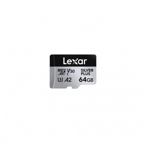 Lexar Professional SILVER PLUS microSDXC UHS-I Card 64 GB