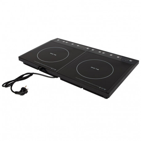 Induction cooker, two-burner adjustable hob, 2000W + 2000W BLOW