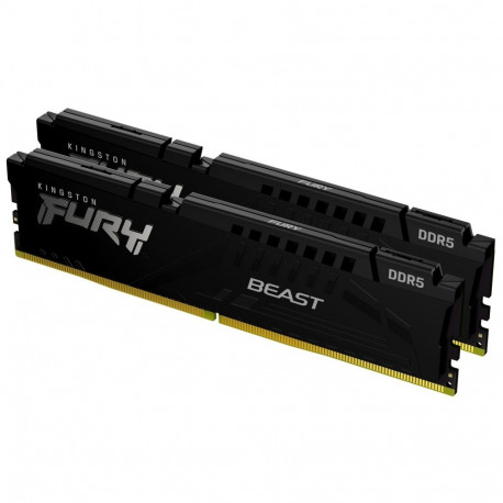 Kingston Technology FURY Beast 64GB 5600MT/s DDR5 CL36 DIMM (Kit of 2) Black
