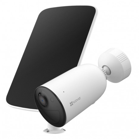Akutoitega Wi-Fi-kaamera CB3 (AOV) päikesepaneeliga 5200mAh, valge