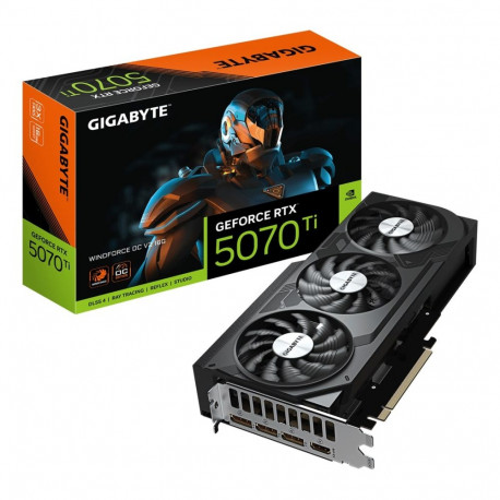 GIGABYTE graafikakaart GeForce RTX 5070 Ti WINDFORCE OC V2 16G