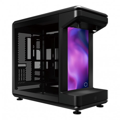 Cooler Master korpus MasterFrame 360 STAGE LCD täistorn, must, läbipaistev