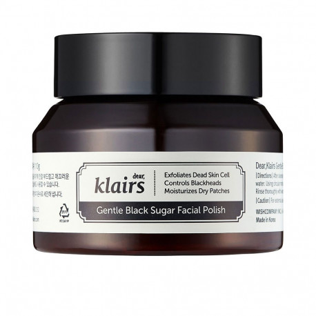 KLAIRS GENTLE BLACK sugar facial polish 110 gr