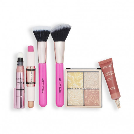 REVOLUTION MAKE UP BLUSH & GLOW LOTE 6 pz