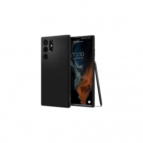 SPIGEN Liquid Air phone case for Samsung Galaxy S22 Ultra (S908) black