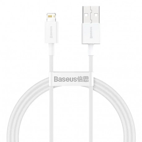 Baseus CALYS-A02 data transfer and charging cable | USB-A to Lightning | 12W | 1m | white