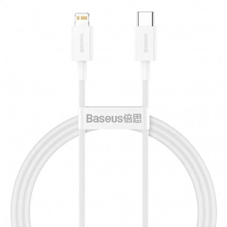 Baseus CATLYS-A02 data transfer and charging cable | USB-C to Lightning | 20W | 1m | white