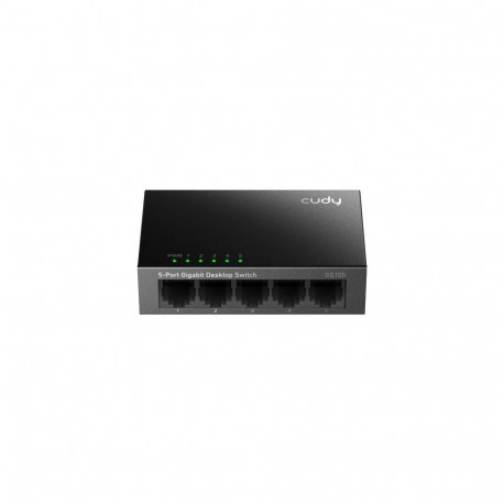 Cudy GS105 network switch Unmanaged Gigabit Ethernet (10/100/1000) Black