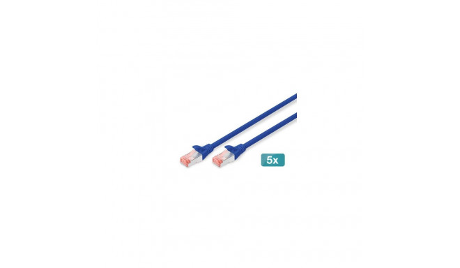 Digitus CAT 6 S/FTP patch cable, 5 pieces