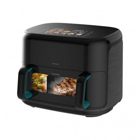 Cecotec Double hot air fryer | Cecofry&Grill Smokin'Prime 11000 | Power 2800 W | Capacity 11 L | Bla