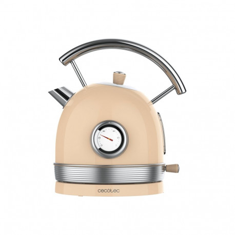 Cecotec Kettle | ThermoSense 420 Vintage | 2200 W | Electric | 1.8 L | Stainless steel | 360° rotati