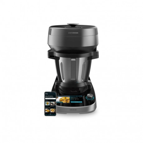 Cecotec mitmefunktsiooniline köögirobot Mambo CooKing Victory 1700W 19 kiirust 4.5L, must/hall