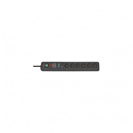 Brennenstuhl 1159541376 power extension 3 m 6 AC outlet(s) Indoor Anthracite