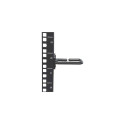 Intellinet 19" Network Rack - Open Frame (4-Post), 45U, Black, Flatpack, Max 360kg