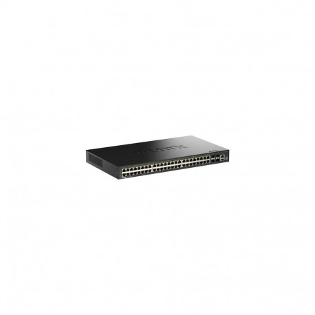 D-Link 52-Port Gigabit Stackable PoE+ Smart Managed Switch with 4 x 10G SFP+ Ports