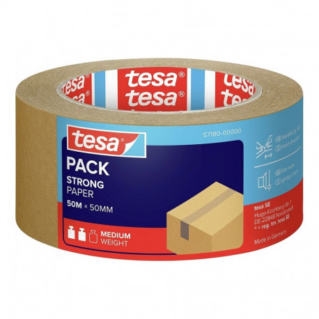 "57180-00000-03 TESA Paper Packband braun"