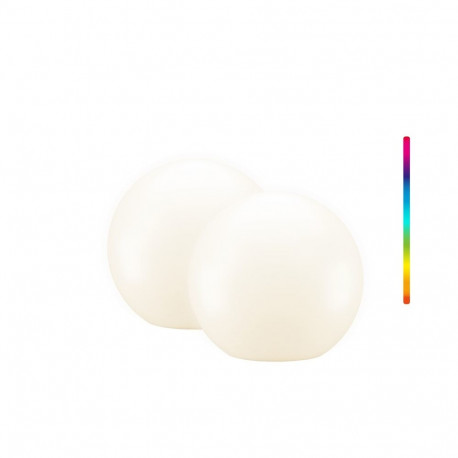 Aiavalgusti LED päikesepaneeliga, 2tk, 20cm, Suurus M, RGBW