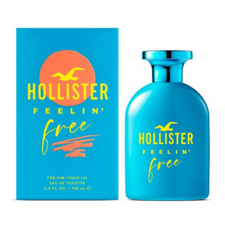 HOLLISTER tualettvesi FEELIN FREE meestele 100ML pihustiga