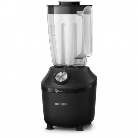 Blender - Philips 3000 Series HR2191/01 600W 2-Speed 2L Plastic Jar, Black