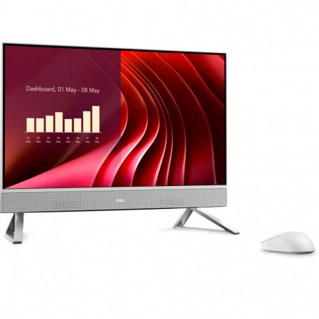 Desktop Computer - Dell 24 All-in-One EC24250, Core i7-150U, 16GB RAM, 1TB SSD, Full HD, White