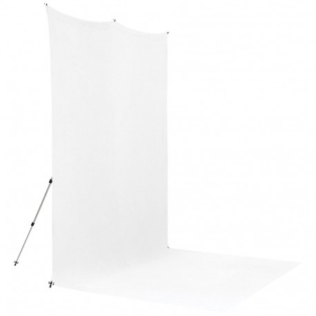Photography Backdrop Kit - Westcott X Drop Pro 8' x 13' Wrinkle Resistant White