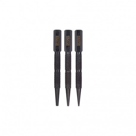 Set of nail punches 0.8, 1.6, 2.4mm (3pcs.) Kreator