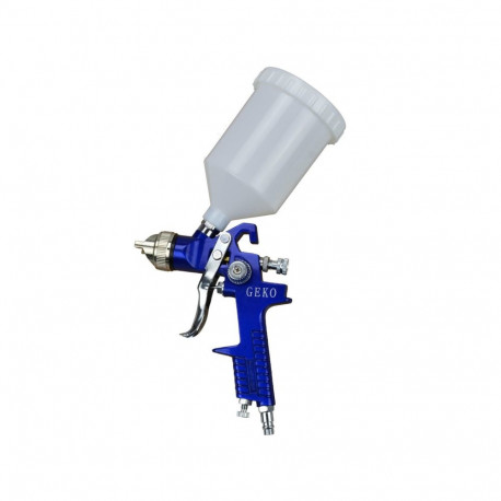 Geko G01108 HVLP Spray Gun, 1.4 mm, 600 ml, gravity feed, 1/4", 170-310 l/min, 3-4 bar