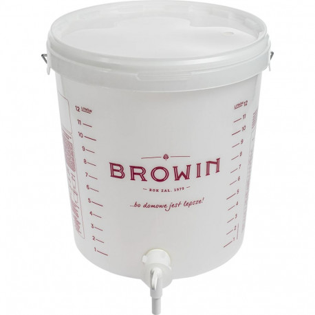 Browin Fermentatsiooninõu 340416, 15 L, polüpropüleen BPA-vaba, kraaniga, käepidemega, mõõdikuga