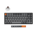 Keyboard - Keychron K2 Max Wireless Mechanical Hot-Swappable Gateron Super Brown RGB - Black