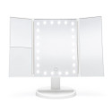 Rio 24 LED Touch Dimmable Makeup Mirror, White