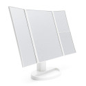 Rio 24 LED Touch Dimmable Makeup Mirror, White