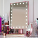 Rio 24 LED Touch Dimmable Makeup Mirror Rose Gold