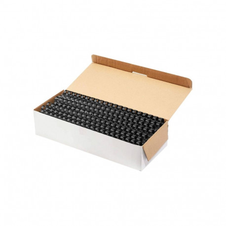 Köitespiraal 16mm (101-145 lehte) plast must 100tk
